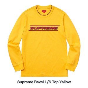 Supreme Bevel L/S Top Yellow